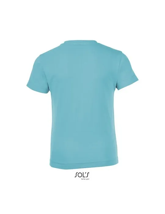 T-shirt personnalisé 100% coton enfant Régent Fit Couleurs : noir impression logo haute qualité