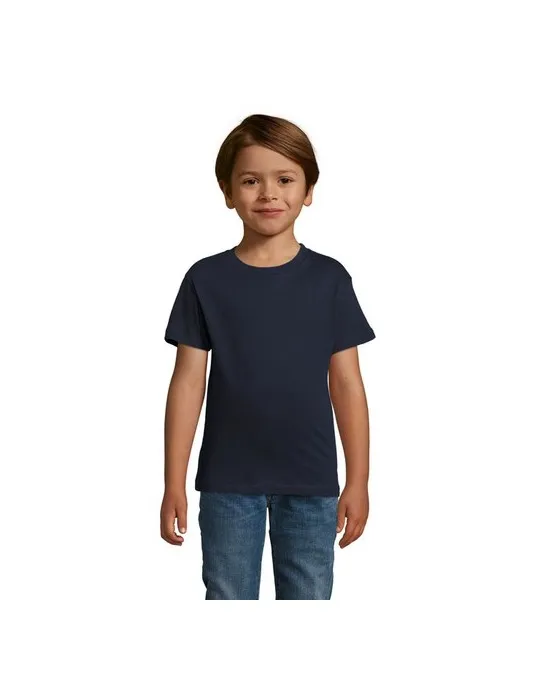 T-shirt personnalisé 100% coton enfant Régent Fit Matières : microfibre Couleurs : gris objet publicitaire robuste