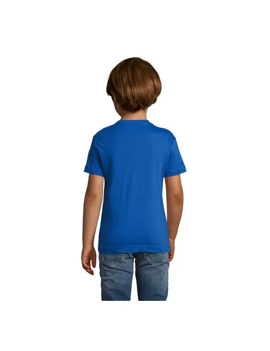 T-shirt personnalisé 100% coton enfant Régent Fit Couleurs : jaune fluo cadeau entreprise pas cher