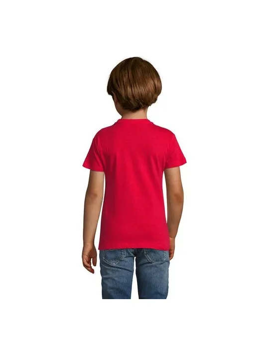 T-shirt personnalisé 100% coton enfant Régent Fit Couleurs : bleu fluo accessoire événementiel unique