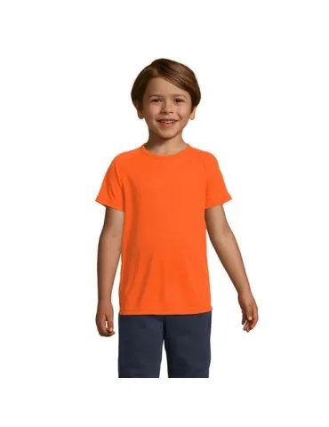 T-shirt Enfant Sportif Personnalisé 140g - SOL'S Couleurs : ambre goodies entreprise design