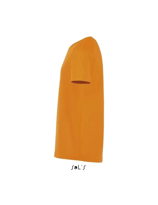 T-shirt Enfant Sportif Personnalisé 140g - SOL'S Couleurs : ambre impression logo haute qualité