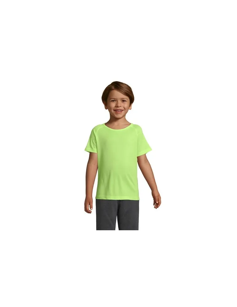 T-shirt Enfant Sportif Personnalisé 140g - SOL'S objet promotionnel éco-responsable