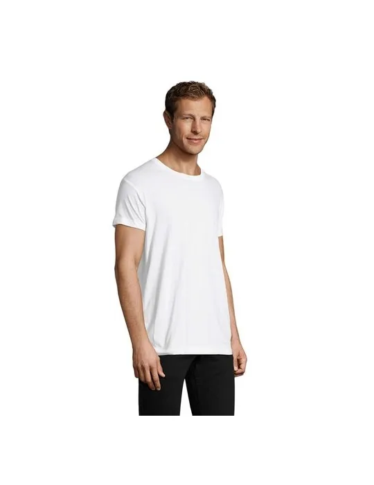 T-Shirt Personnalisé Homme Publicitaire REGENT FIT Matières : ABS Couleurs : naturel objet publicitaire robuste