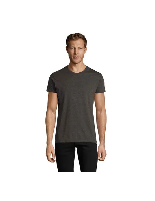 T-Shirt Personnalisé Homme Publicitaire REGENT FIT Matières : bois marquage couleur éclatante