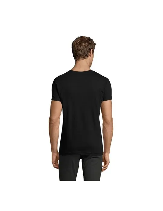 T-Shirt Personnalisé Homme Publicitaire REGENT FIT Couleurs : noir cadeau collaborateur premium