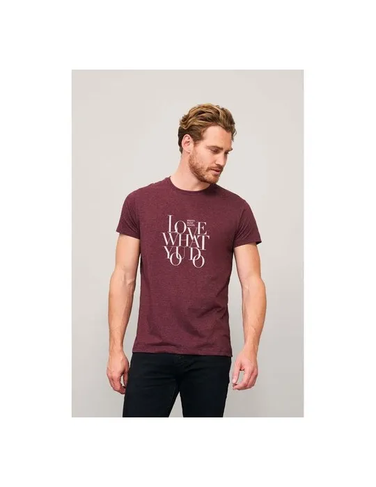 T-Shirt Personnalisé Homme Publicitaire REGENT FIT Matières : plastique Couleurs : rouge personnalisable avec votre logo