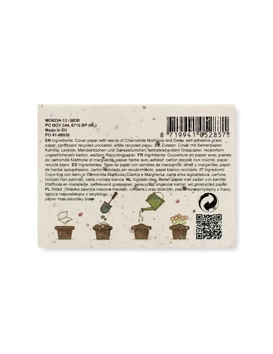 Bloc-notes GROW ME : Écologique et Transformable