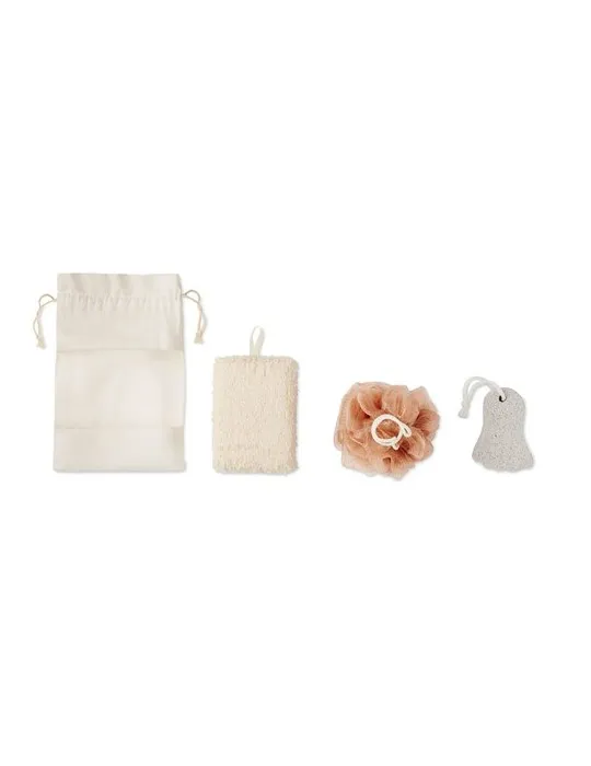 Set de bain pochette coton CUIDA SET