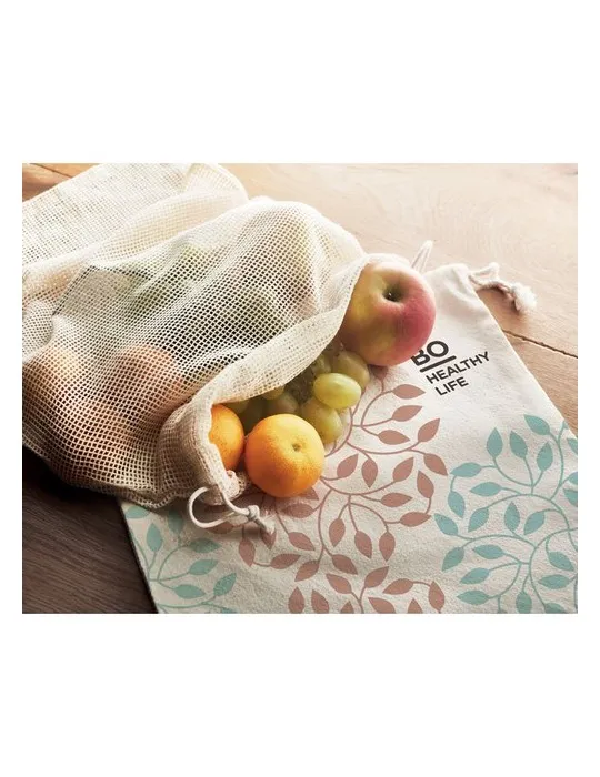 Sac Réutilisable Filet Coton VEGGIE