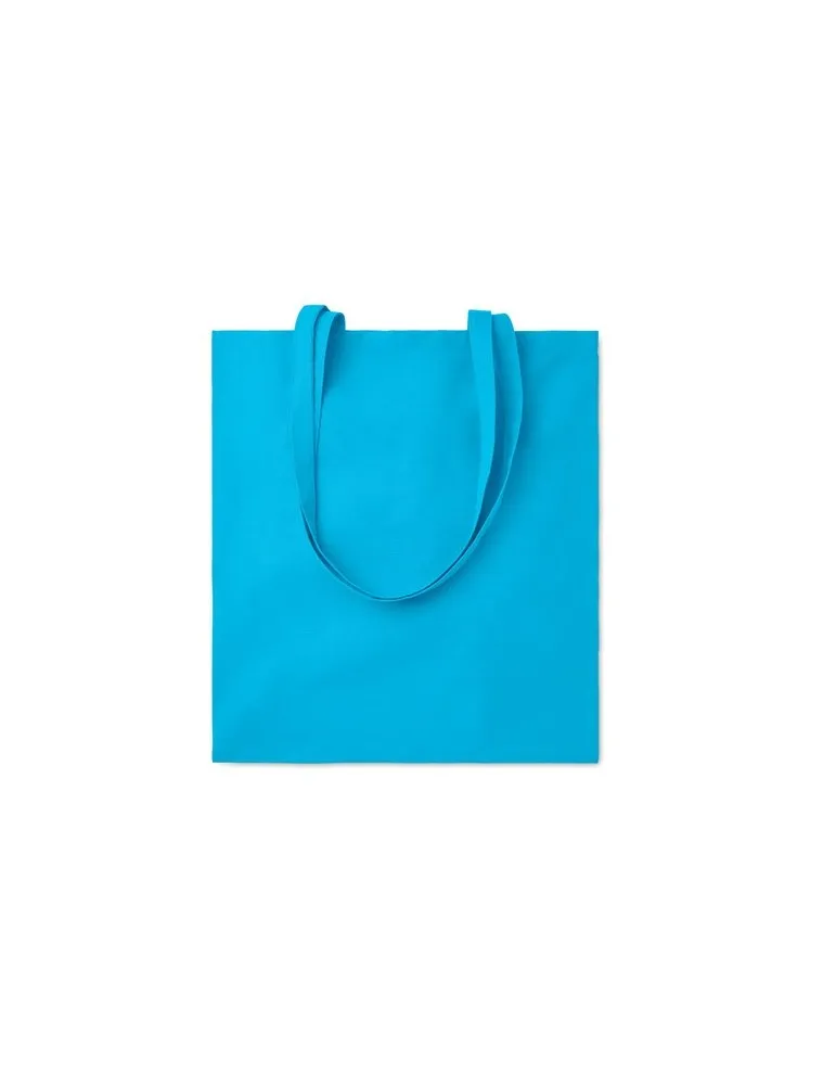 Sac shopping écologique en coton 180gr/m² - COTTONEL COLOUR Matières : coton Couleurs : blanc cadeau client original