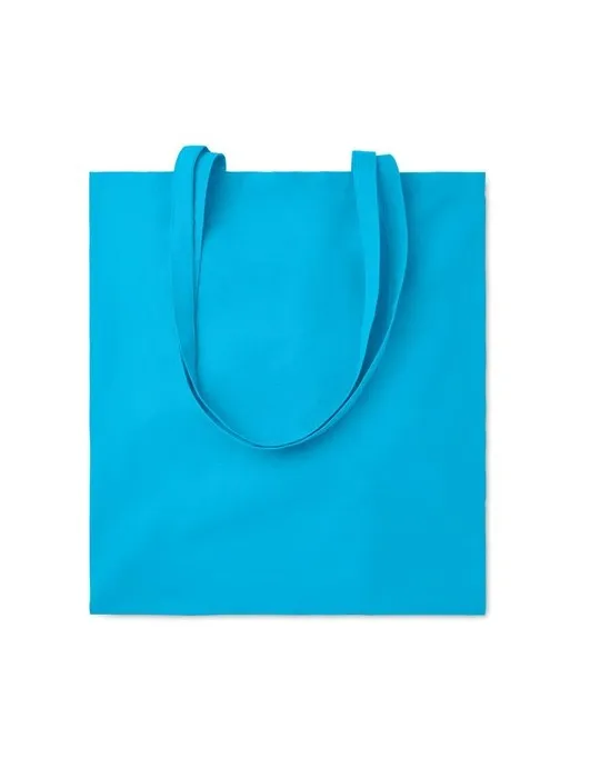 Sac shopping écologique en coton 180gr/m² - COTTONEL COLOUR Matières : coton Couleurs : blanc cadeau client original