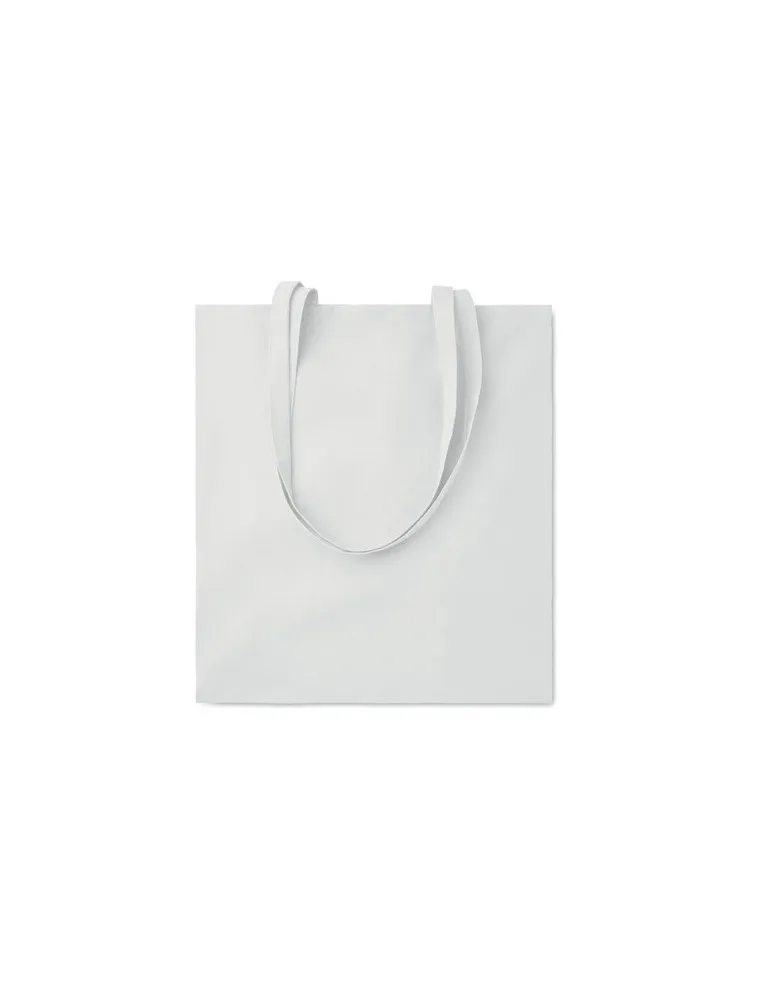 Sac shopping écologique en coton 180gr/m² - COTTONEL COLOUR Matières : coton biologique Couleurs : gris goodies personnalisé en 