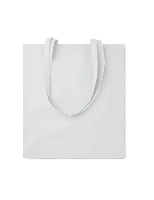 Sac shopping écologique en coton 180gr/m² - COTTONEL COLOUR Matières : coton biologique Couleurs : gris goodies personnalisé en 