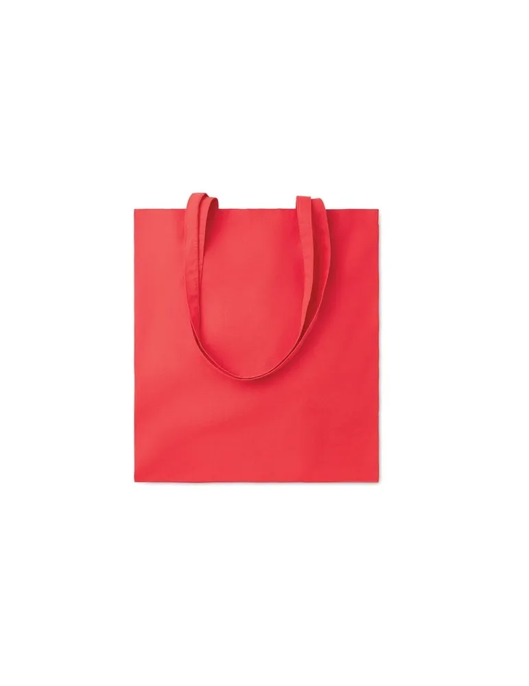 Sac shopping écologique en coton 180gr/m² - COTTONEL COLOUR Matières : coton Couleurs : blanc objet publicitaire robuste