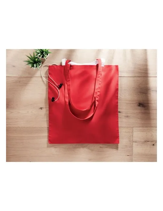 Sac shopping écologique en coton 180gr/m² - COTTONEL COLOUR Matières : coton Couleurs : blanc personnalisable avec votre logo