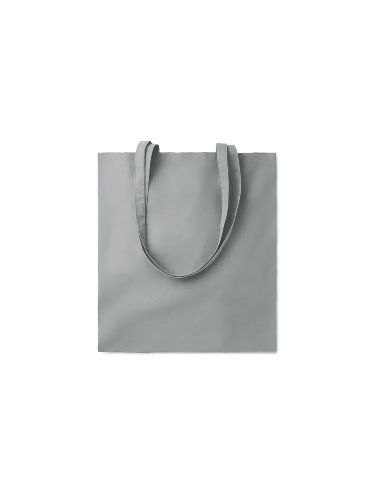 Sac shopping écologique en coton 180gr/m² - COTTONEL COLOUR Matières : coton Couleurs : bleu royal personnalisable avec votre lo