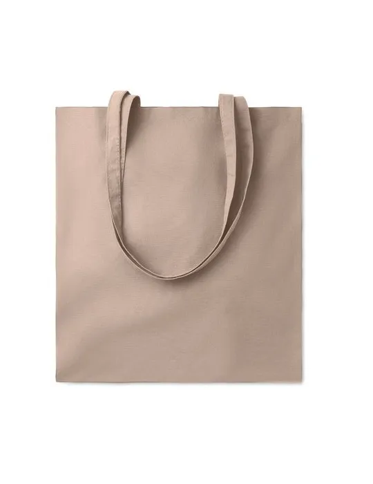 Sac shopping écologique en coton 180gr/m² - COTTONEL COLOUR Matières : coton Couleurs : orange marquage laser ultra précis