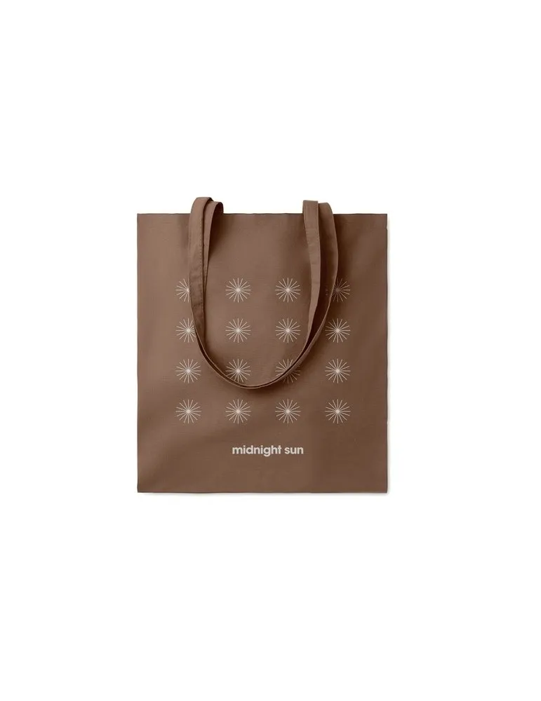 Sac shopping écologique en coton 180gr/m² - COTTONEL COLOUR Matières : coton Couleurs : noir livraison express 24h 48h