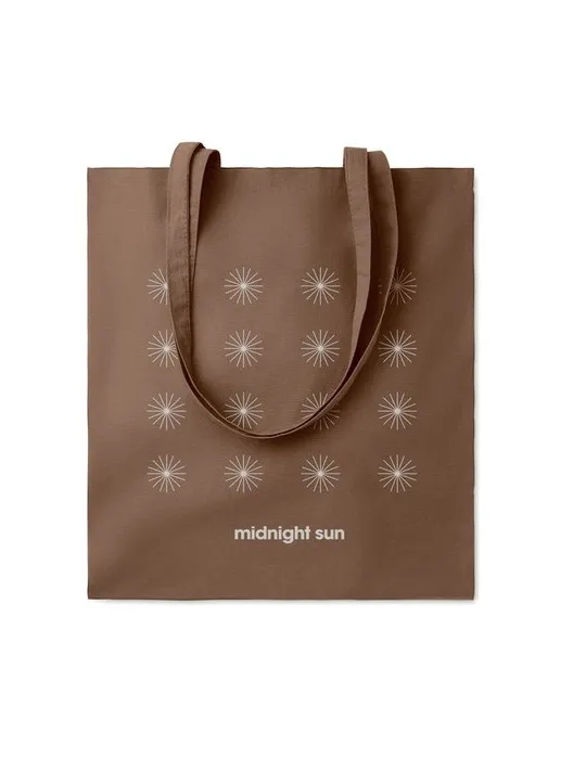 Sac shopping écologique en coton 180gr/m² - COTTONEL COLOUR Matières : coton Couleurs : noir livraison express 24h 48h