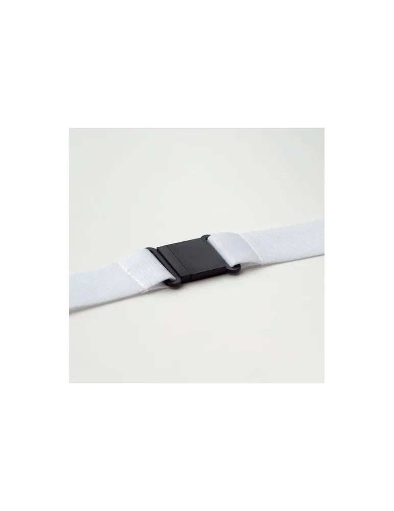 Lanyard Personnalisé 25mm avec Crochet Métallique WIDE LANY Matières : coton Couleurs : vert cadeau affaires élégant