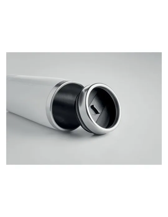 Tasse de voyage double paroi personnalisée écologique - RODEO COLOUR Matières : verre Couleurs : pierre objet promotionnel éco-r