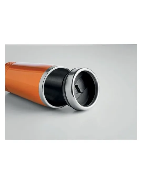 Tasse de voyage double paroi personnalisée écologique - RODEO COLOUR Matières : papier recyclé Couleurs : noir personnalisation 