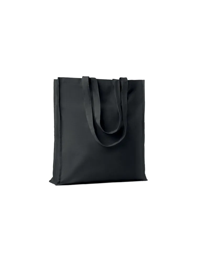 Sac shopping écologique en coton 140gr/m² - PORTOBELLO Matières : cire Couleurs : bleu bébé