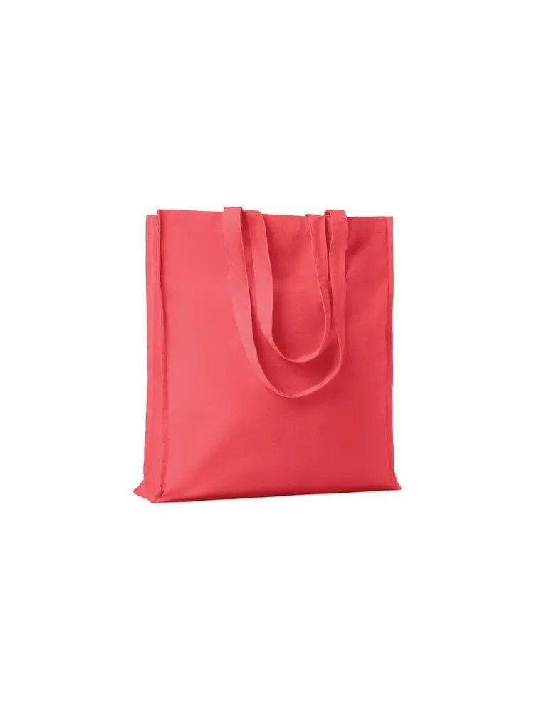 Sac shopping écologique en coton 140gr/m² - PORTOBELLO Matières : cire Couleurs : rose bébé marquage laser ultra précis