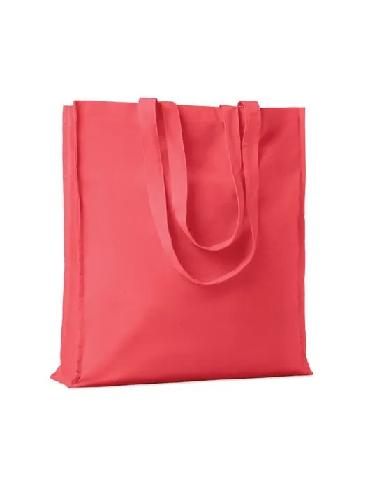 Sac shopping écologique en coton 140gr/m² - PORTOBELLO Matières : cire Couleurs : rose bébé marquage laser ultra précis