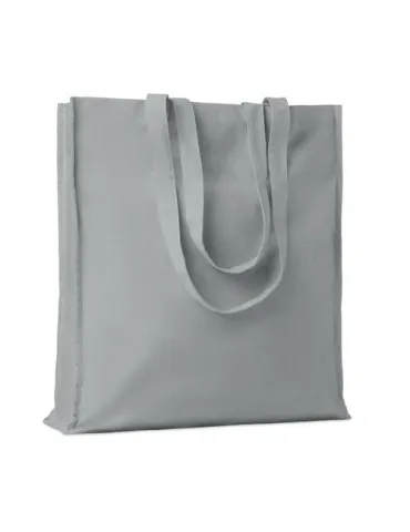 Sac shopping écologique en coton 140gr/m² - PORTOBELLO Matières : cire Couleurs : bleu bébé 2