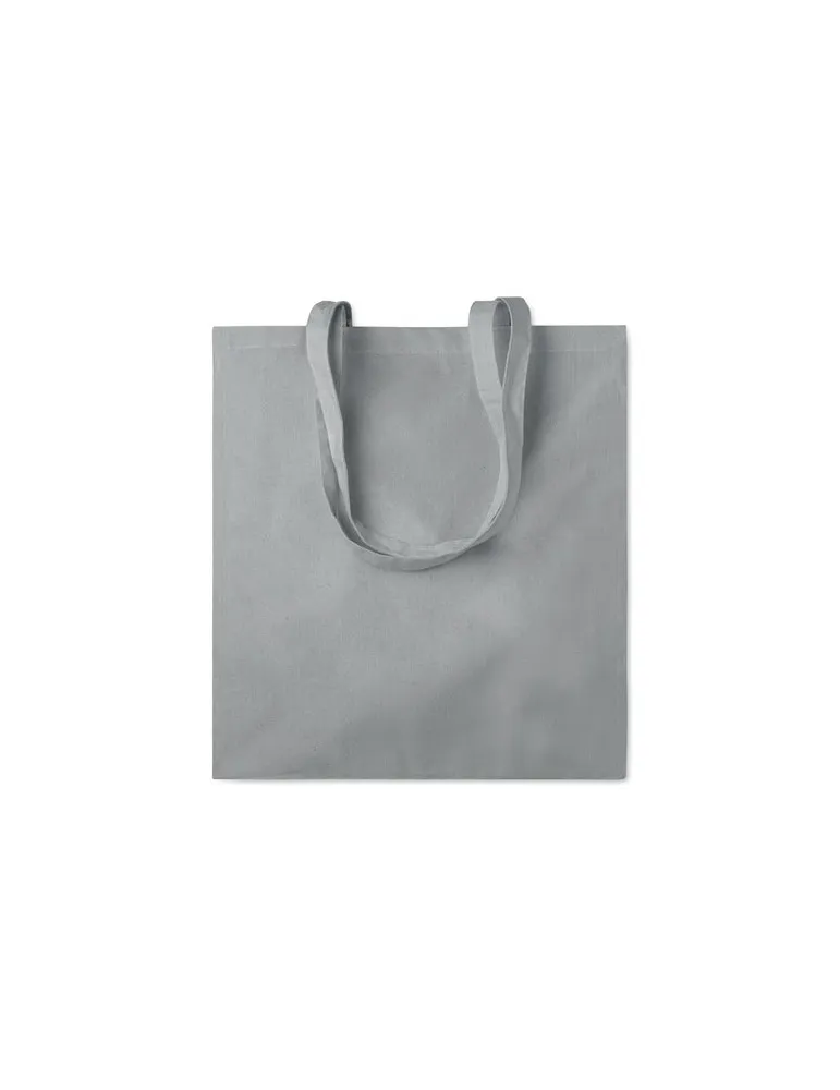 Sac shopping écologique en coton 140gr/m² - PORTOBELLO Matières : acier inoxydable Couleurs : bleu goodies entreprise design