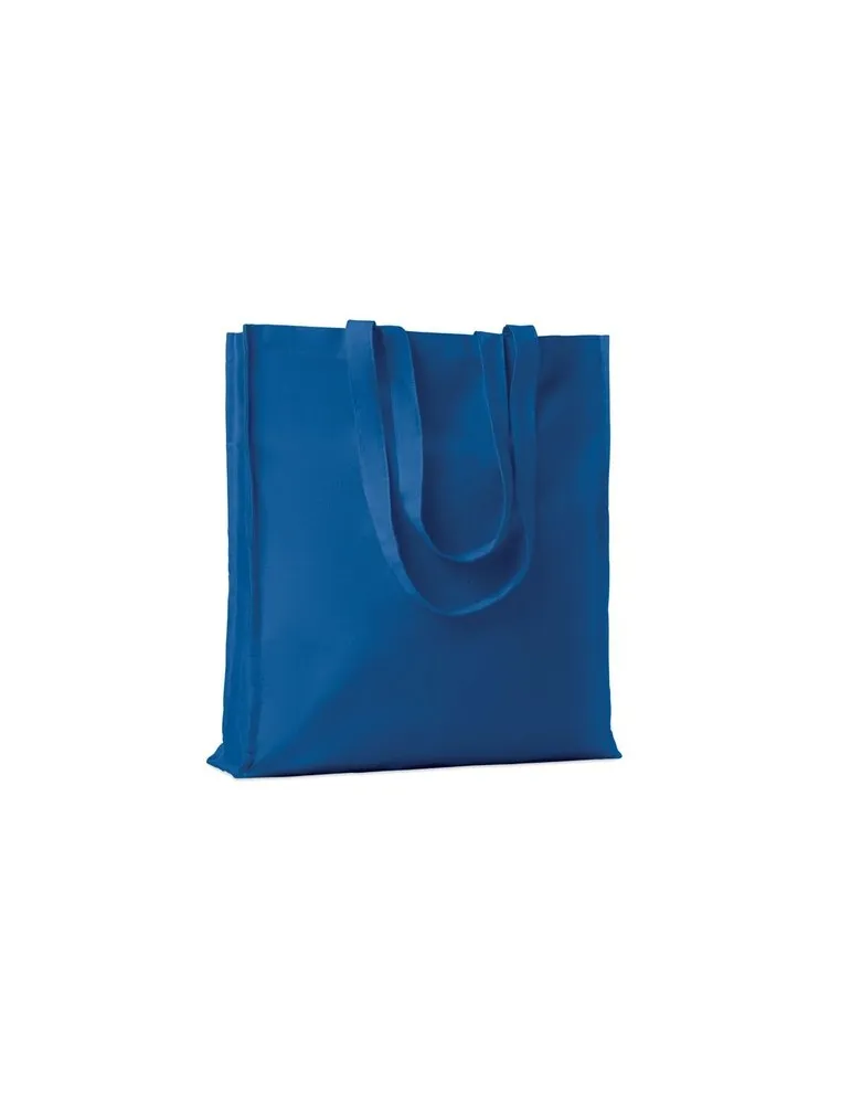 Sac shopping écologique en coton 140gr/m² - PORTOBELLO Matières : acier inoxydable Couleurs : vert impression haute définition