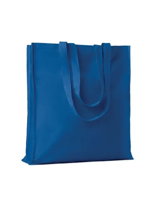 Sac shopping écologique en coton 140gr/m² - PORTOBELLO Matières : acier inoxydable Couleurs : vert impression haute définition