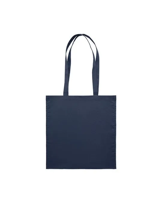 Sac shopping écologique en coton 140gr/m² - PORTOBELLO Matières : acier inoxydable Couleurs : argenté mat cadeau collaborateur p