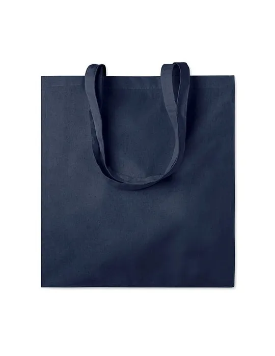 Sac shopping écologique en coton 140gr/m² - PORTOBELLO Matières : acier inoxydable Couleurs : argenté mat cadeau affaires élégan