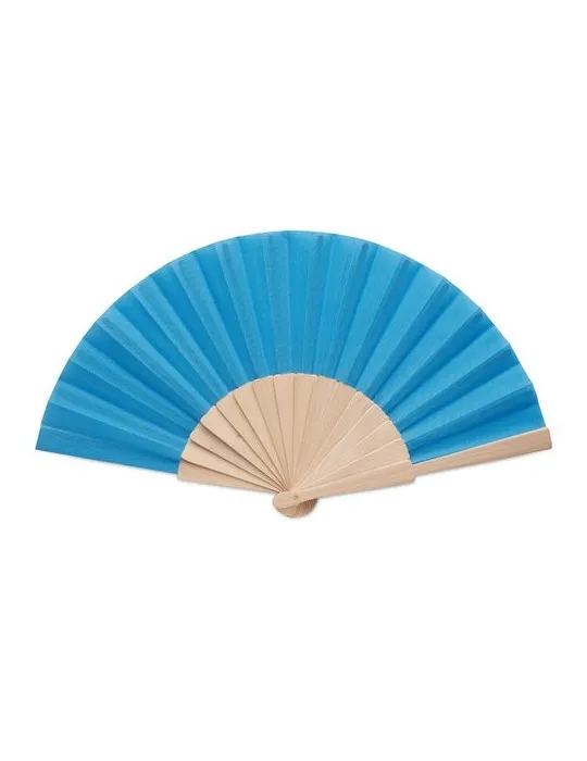 Éventail Manuel en Bois Personnalisé Écologique Fanny Wood Matières : ABS Couleurs : blanc impression haute définition