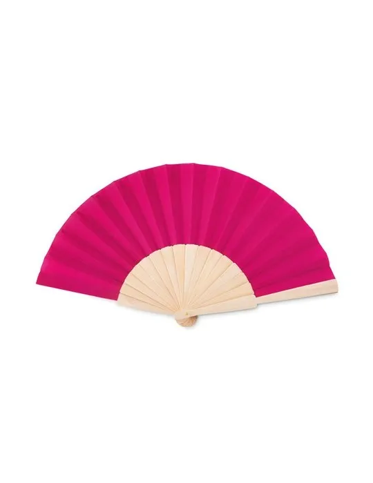 Éventail Manuel en Bois Personnalisé Écologique Fanny Wood Matières : PET recyclé Couleurs : noir livraison express 24h 48h