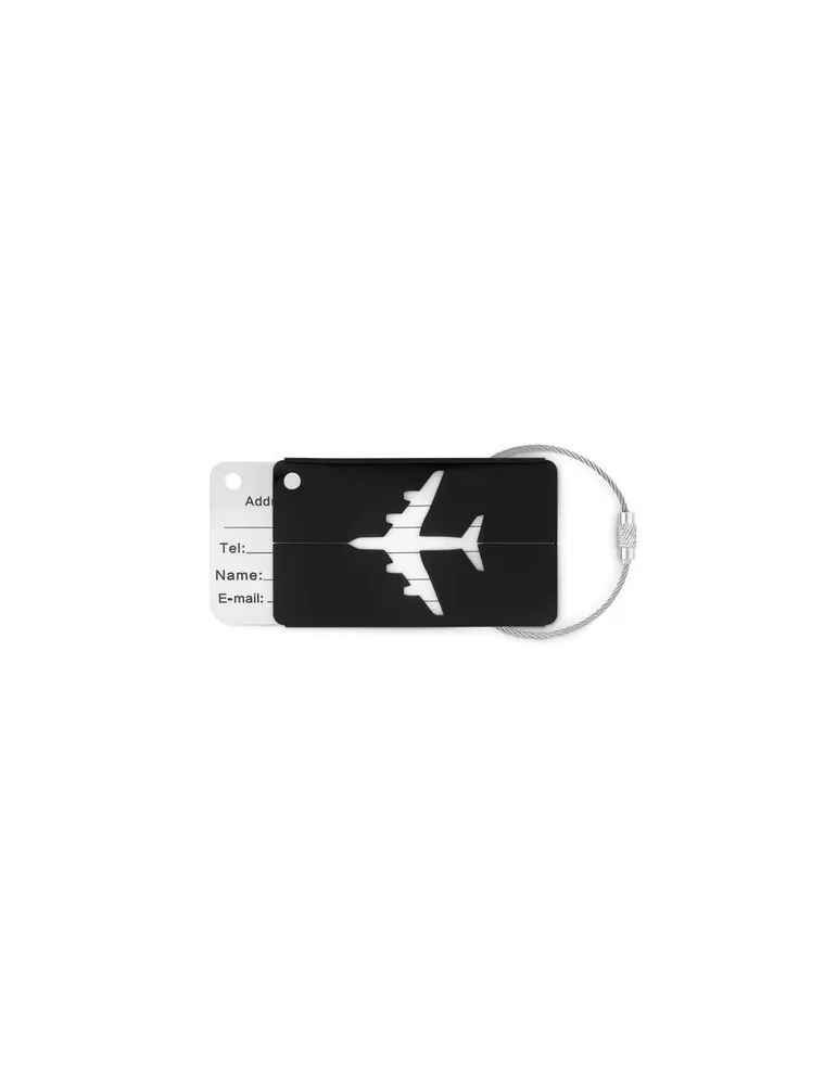Étiquette à Bagage Aluminium FLY TAG - Pratique et Élégante