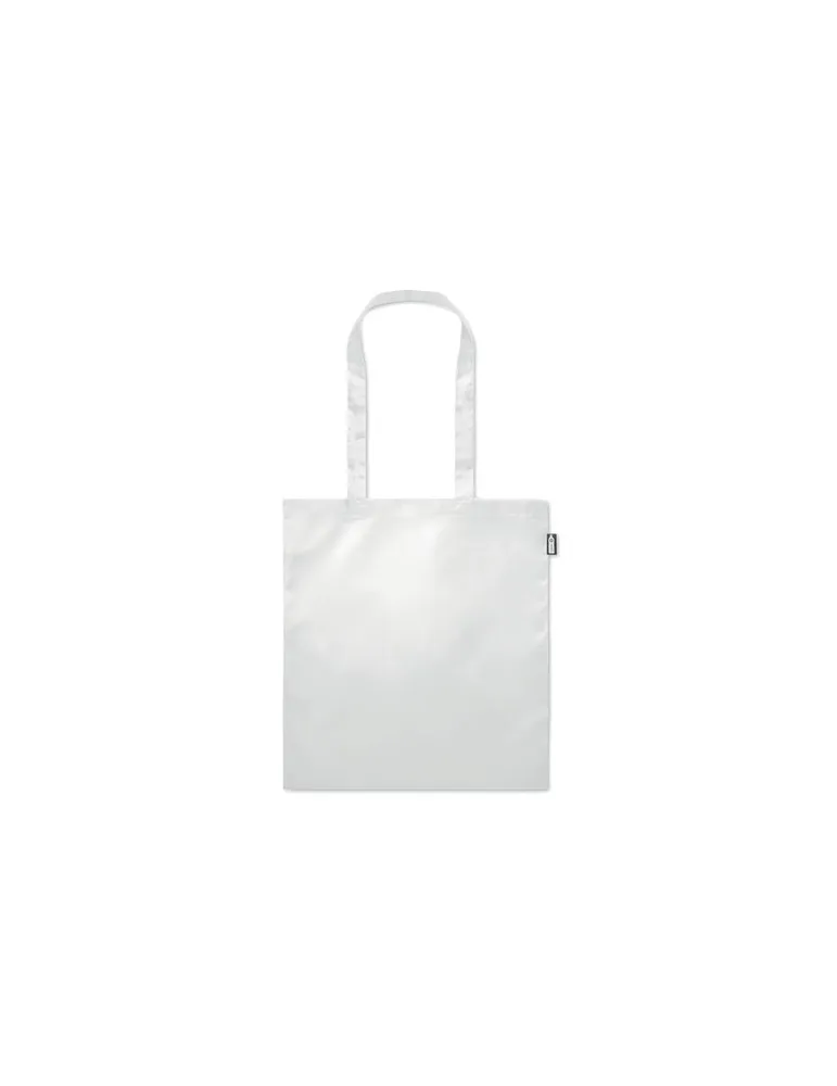 Sac shopping écologique en RPET - TOTEPET Matières : ABS Couleurs : blanc marquage laser ultra précis