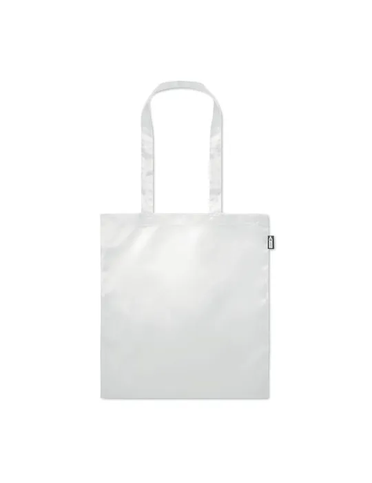 Sac shopping écologique en RPET - TOTEPET Matières : ABS Couleurs : blanc marquage laser ultra précis