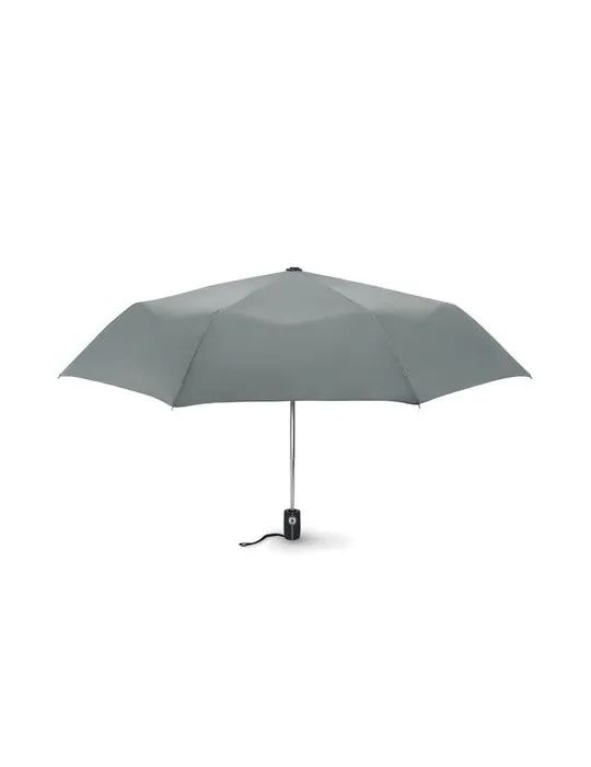 Parapluie automatique tempête personnalisé GENTLEMEN Matières : coton recyclé Couleurs : noir marquage laser ultra précis