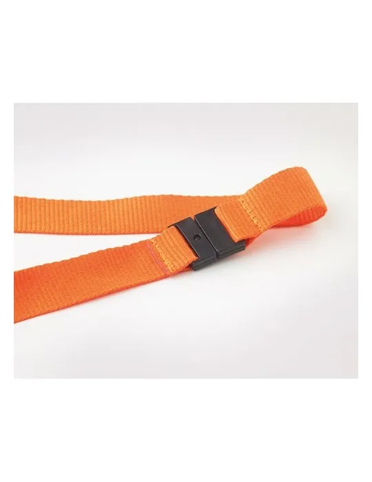 Tour de Cou Personnalisé 20 mm pour vos événements - LANY Matières : acier inoxydable Couleurs : blanc accessoire événementiel u