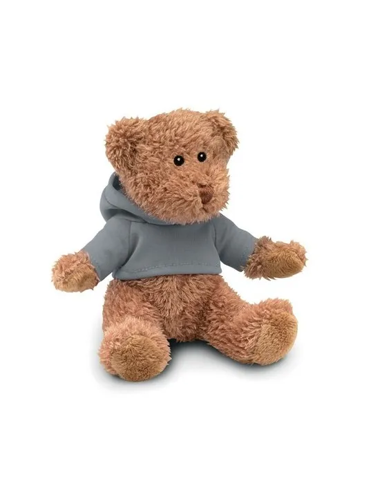 Ours en peluche personnalisé avec t-shirt - JOHNNY Matières : coton Taille textile : S Couleurs : orange livraison express 24h 4