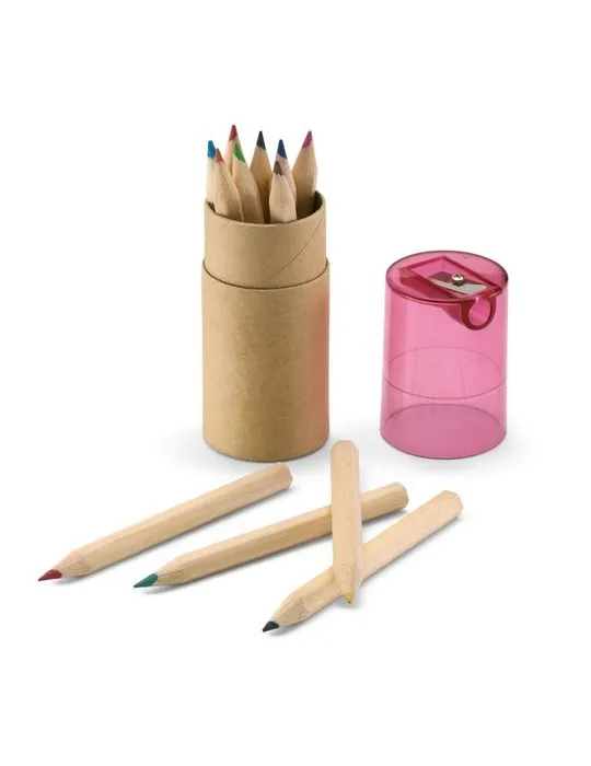 Tube de 12 Crayons de Couleur LAMBUT