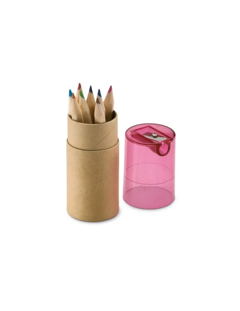 Tube de 12 Crayons de Couleur LAMBUT