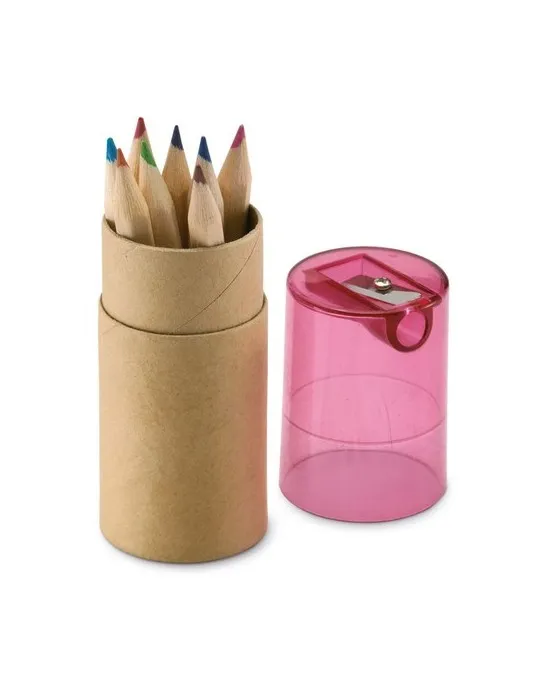 Tube de 12 Crayons de Couleur LAMBUT