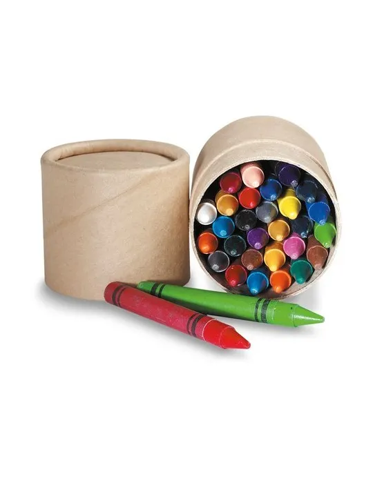 Etui 30 Crayons Cire STRIPER - Couleurs Éclatantes