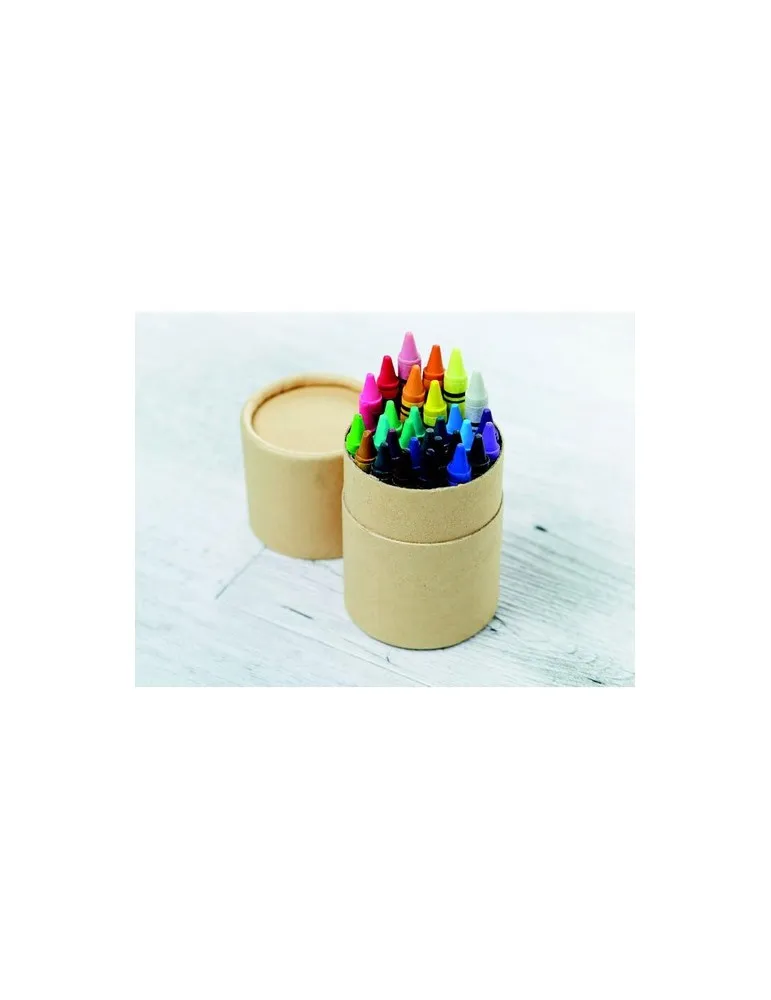 Etui 30 Crayons Cire STRIPER - Couleurs Éclatantes