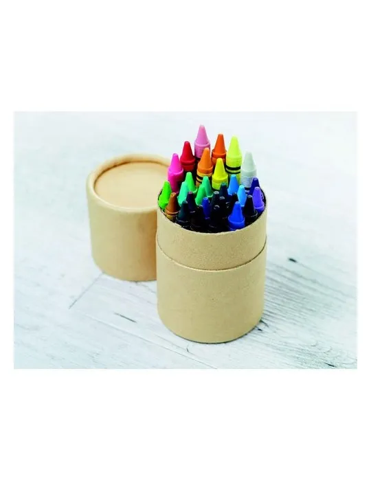 Etui 30 Crayons Cire STRIPER - Couleurs Éclatantes